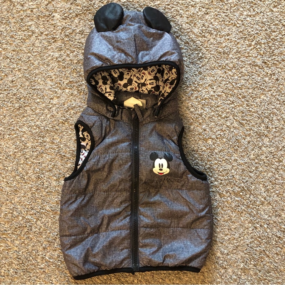 H&M Mickey Mouse Light-weight Vest Jacket
